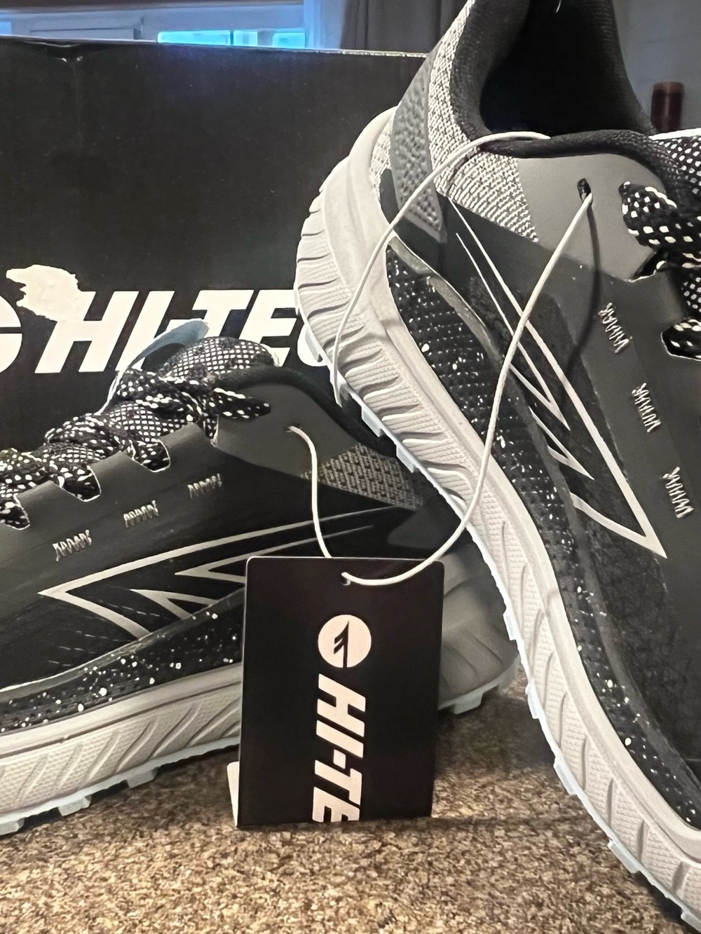 Hi-Tec Women's Black and Gray Athletic Running Shoes